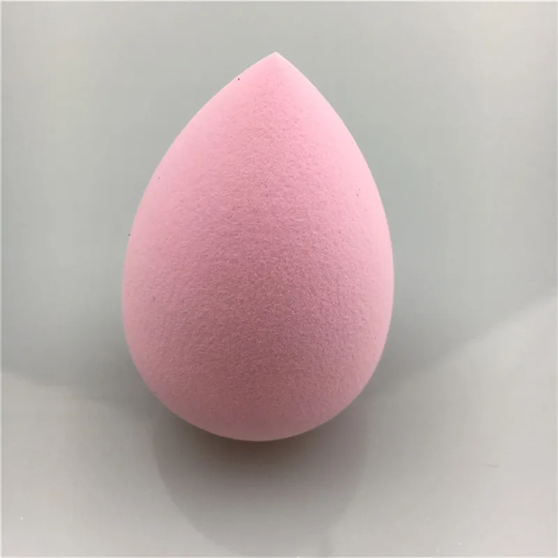 Pink 1 шт., профессиональный спонж для макияжа, не латексный, 60*40 мм, основа, мягкая форма капли воды, косметическая пуховка, гладкая пудра, пуховка - Цвет: Pink