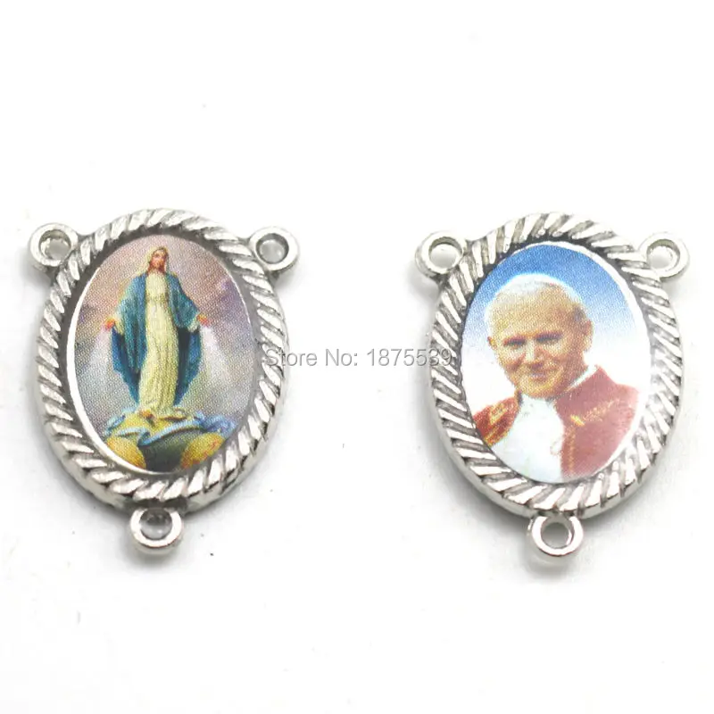 Металлические католические четки центральная часть Мадонна 2016 Самые