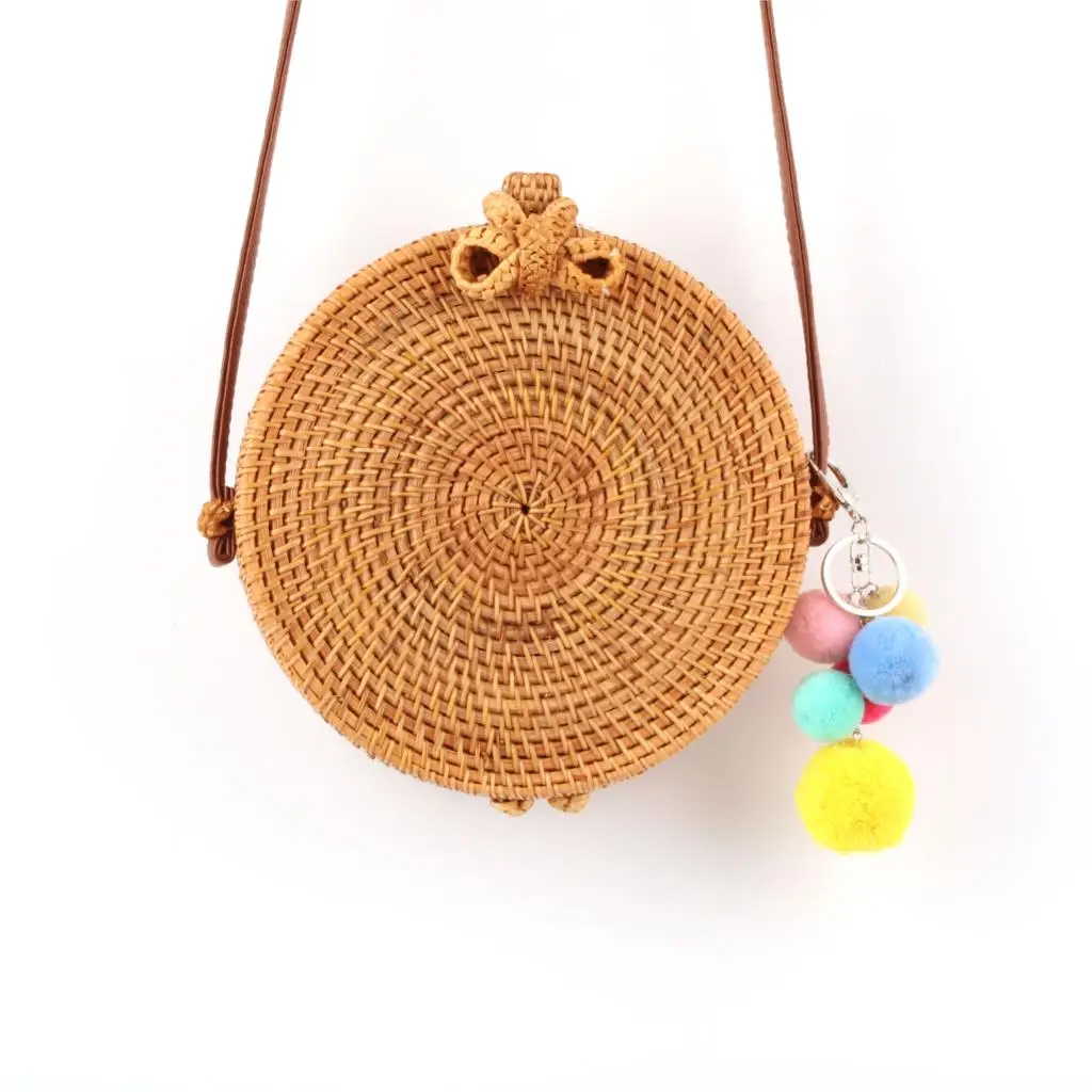 Помпон ручной работы 1 шт. богемные цветные брелки для вечерние украшения в стиле