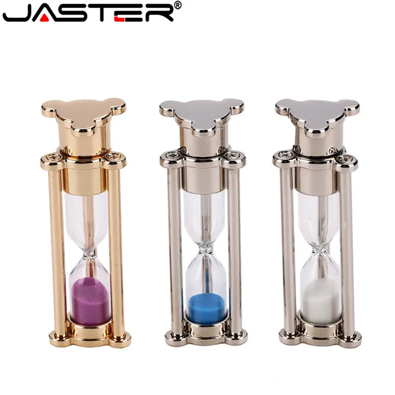 JASTER Песок Часы флешки 64 Гб 16 32 песочные часы usb flash drive песочные часы подарок memory stick Мода U диск Новые