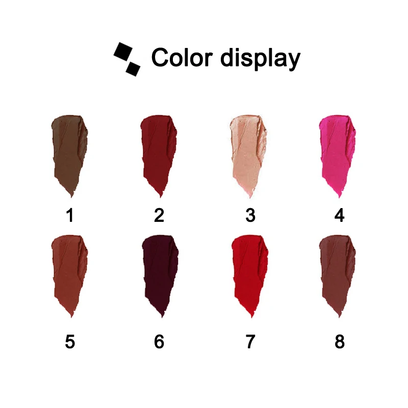 Водостойкая Помада для губ стойкая матовая Косметика макияжа женщин 1 шт. 998|Блеск