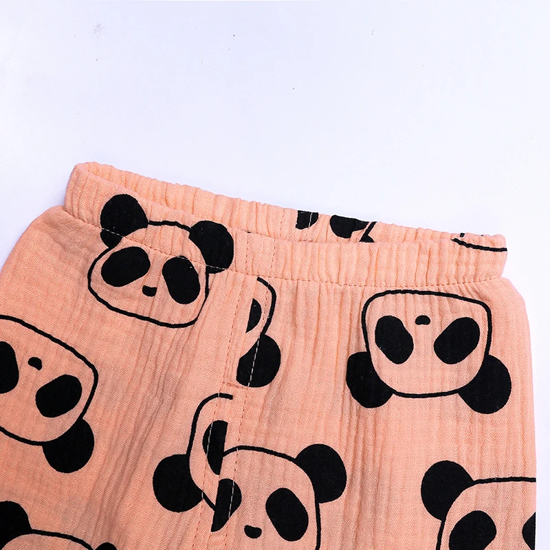 2021 Детские пижамы с героями мультфильмов комплекты из хлопка и льна для