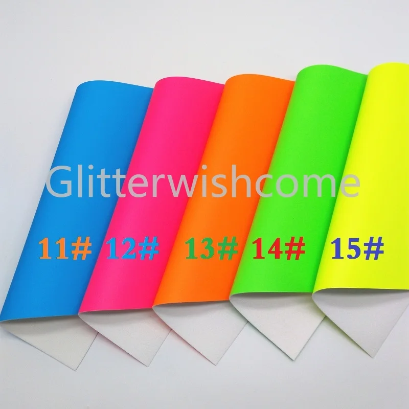 Glitterwishcome 21X29 см A4 размер винил для бантов Гладкая лакированная кожа Fabirc искусственная кожа листы для бантов, GM310A