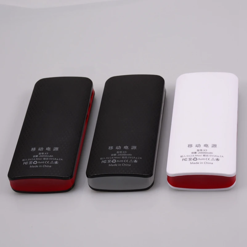 3 USB 18650 Внешний Аккумулятор Чехол 10000 мАч(без аккумулятора) чехол для зарядного устройства телефона DIY Kit Box 5x18650 Внешний аккумулятор фонарик Pover power Bank