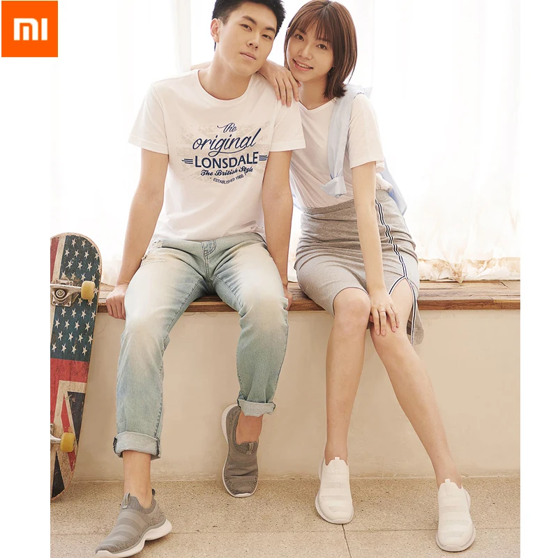 Xiaomi Mijia/ ULEEMARK; обувь для отдыха; king; прогулочная обувь для пары; тканый верх; мягкий дышащий светильник; Повседневная стильная умная обувь
