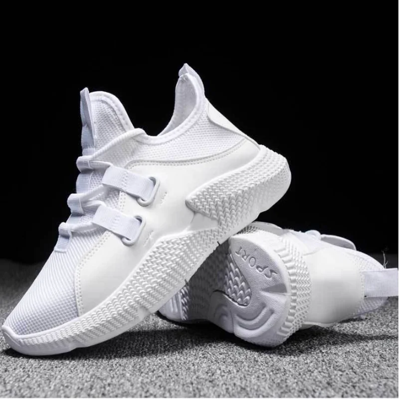 Женская Повседневная обувь из дышащей легкой сетчатой ткани на шнуровке