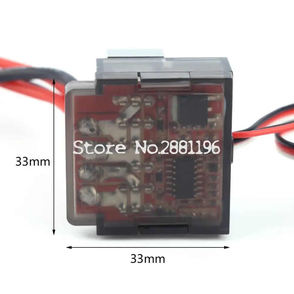 Щеточный регулятор скорости 320A ESC для радиоуправляемого автомобиля корабля и