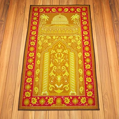 HUAHOO Non-slip Latex bottom Praying Rugs 43"*26" Islamic Muslim Prayer Mat Salat Musallah Rug Tapis Carpet | Дом и сад