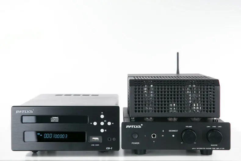 RFTLYS EA1A EL34 ламповый усилитель для наушников и hifi встроенный усилитель с беспроводным bluetooth приемником 6N1 audiophile