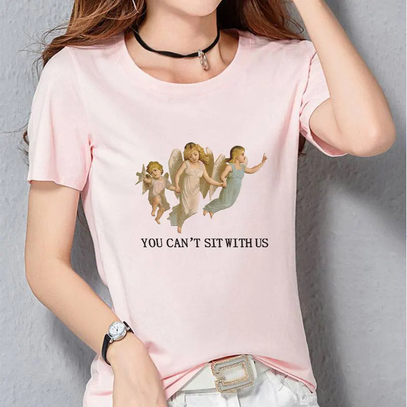 Женская футболка с коротким рукавом летняя повседневная мягкая в стиле