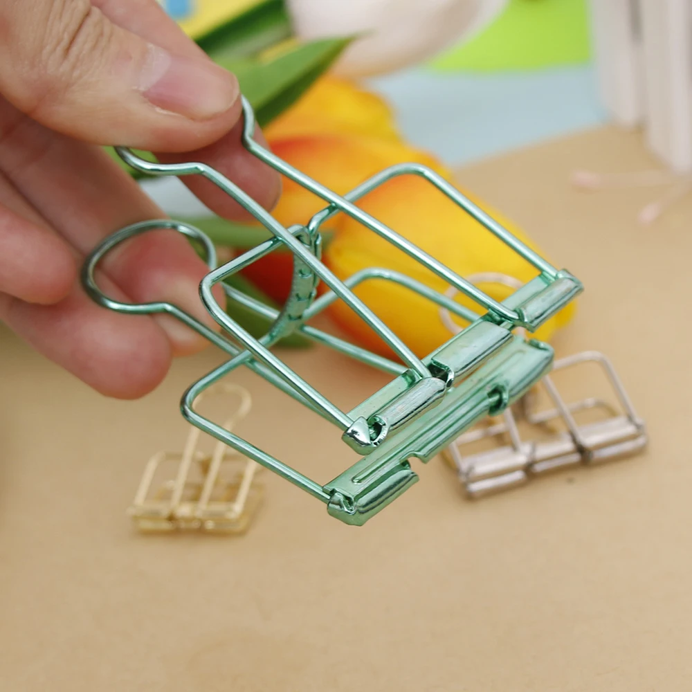 1 шт. 20*40 мм Новинка сплошной Цвет открытые металлические зажимы Примечания