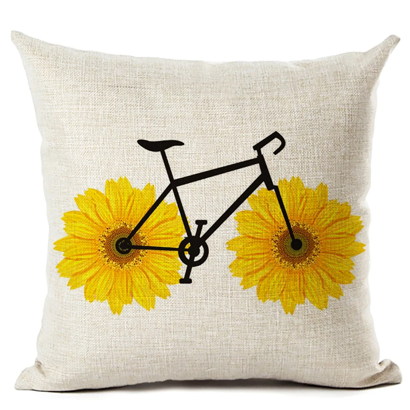 New Nordic Funny Hummingbird Cotton Linen Quote Cushion Cover Romantic Valentine Day Gift Peacock Throw Pillow Almofadas | Дом и сад