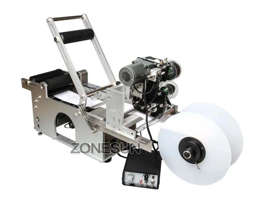 ZONESUN LT-50D полуавтоматическая машина для маркировки лекарственных бутылок с датой печати