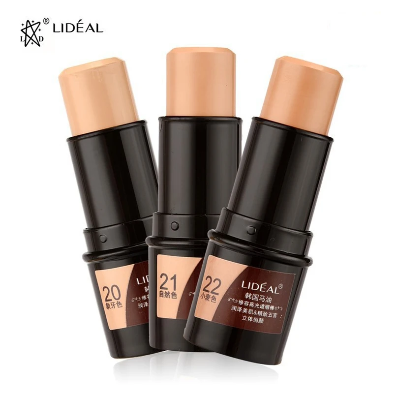 Новый бренд база для лица макияж Multi палку читая &amp Contour 3 цвета Осветляющий