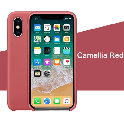 Camellia Red Arvin силиконовый чехол для iphone 6/6 S/5/SE7/8 Plus X/Xs/XR/Xs/Max iphone 7 plus чехол для телефона popsocket для мобильных телефонов - Цвет: Camellia Red