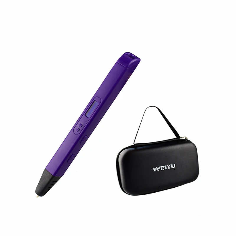 purple Новинка, RP800A, 3D профессиональный принтер, ручка с OLED экраном, 3d Рисунок, цифровая ручка для рисования, художественное ремесло, изготовление и образование - Цвет: purple