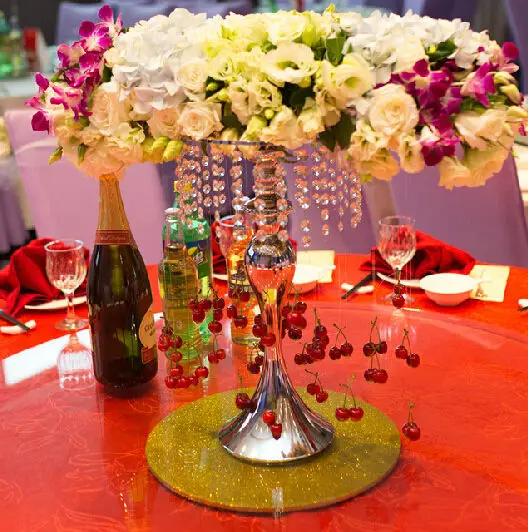 

10pcs/lot Small size 35cm silver mermaid iron art wedding table decoration centerpieces wedding props