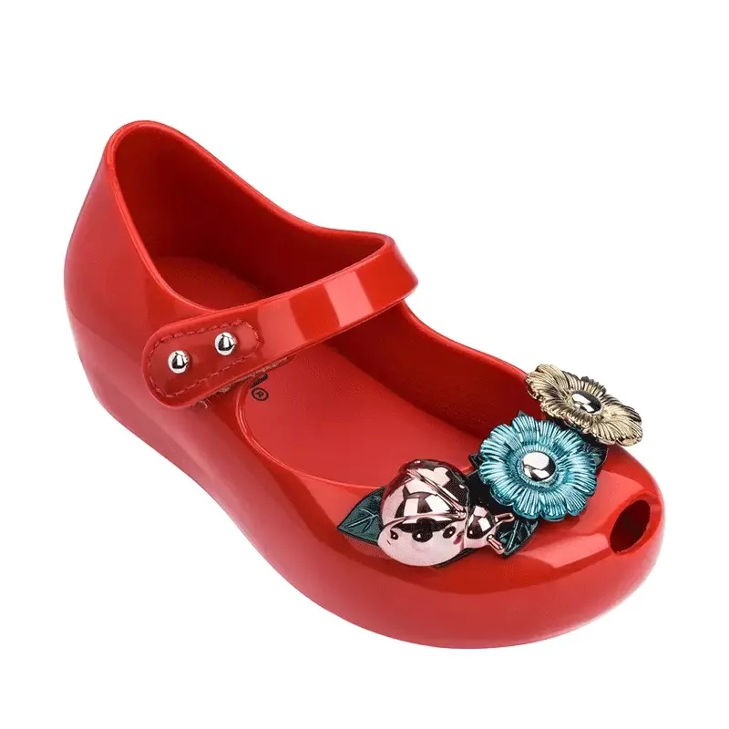 Мини Melissa Ultragirl цветочные сандалии для девочек 2019 прозрачные детские детская