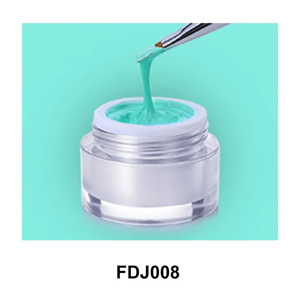 FDJ008 MIZHSE УФ-гель Nagellak Гель для маникюра 3D рельефный клей Гель-лак для ногтей Резные узоры для дизайна ногтей украшения для дизайна ногтей - Цвет: FDJ008