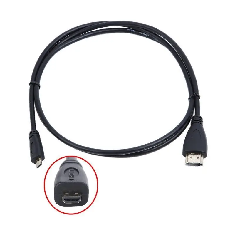 1 5 м Micro HDMI Совместимость A/V ТВ видео кабель Шнур для Acer Iconia Tab A110 07G08u A1 810 811|micro hdmi|video
