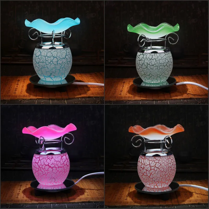 Стеклянная лампа с эфирным маслом 220 В диффузор для духов затемнением основа