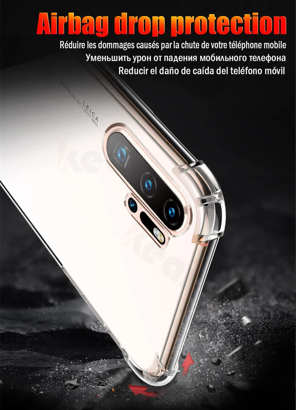 Мягкий ТПУ противоударный чехол для huawei P30 Pro P20 P10 Lite mate 20 10 Pro P Smart Nova 3 3i 2i Honor 10 9 Lite