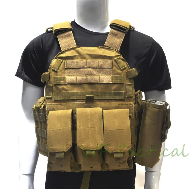 

Tactical Military Body Molle Armor Vest Outdoor Hunting Vests CS Jungle Equipment 4 Colou