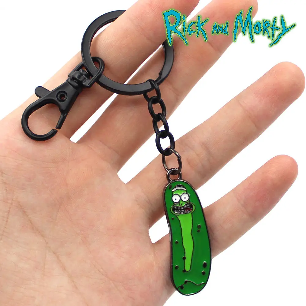Giancomics Горячая Аниме Рик и Морти Совет Ricks MEESEEKS Пикл металлический брелок милые