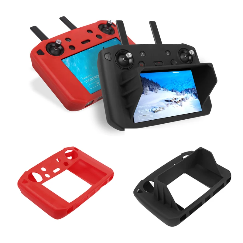 Силиконовый чехол с/без солнцезащитного козырька для DJI Mavic 2 Pro/контроллер