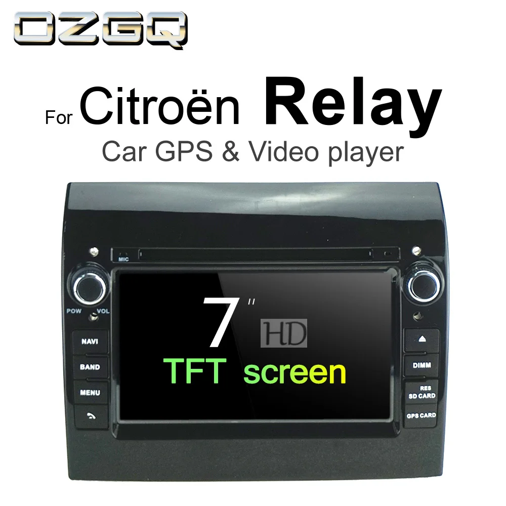 OZGQ Android 7 1 Автомобильный DVD плеер для Citroen реле 2006 2018 HD экран Авто GPS навигация BT