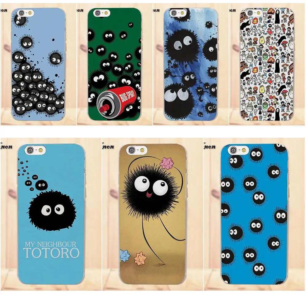 Spirited Away Inspired Soot Sprites TPU милый чехол для Apple iPhone X 4 4S 5 5C SE 6 6S 7 8 Plus LG G4 G5 G6 K4 K7 K8 K10|cute