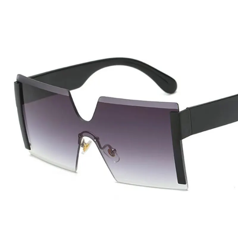 Женские большие квадратные солнцезащитные очки Винтажные Солнцезащитные с