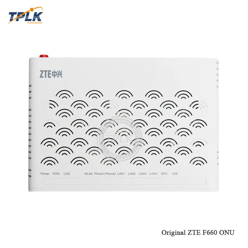 ZTE F660 GPON ONT 4 LAN + 2 голоса WIFI USB 3 0 Версия оптический сетевой терминал английская