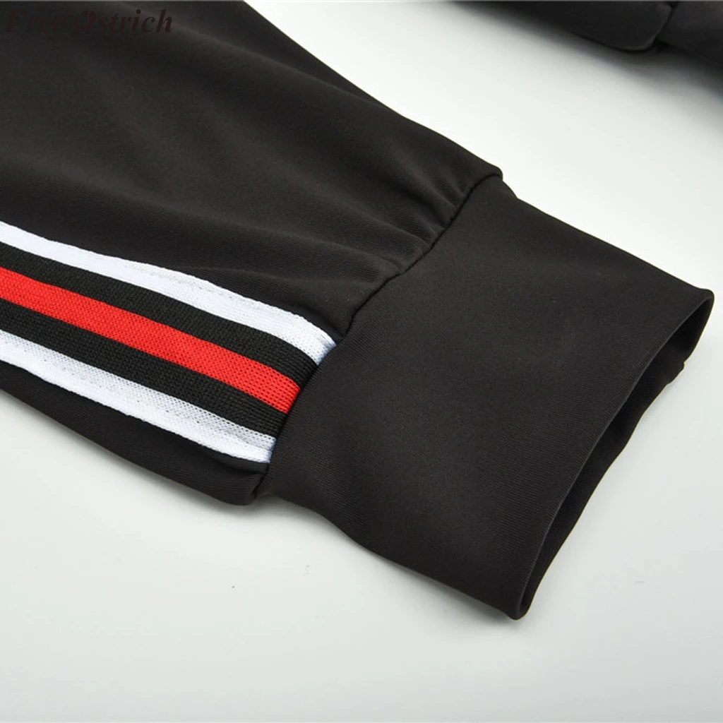 FREE OSTRICH Spring Sweatpants Women Casual Harem Pants Loose Trousers For Women Black Striped Side Sweat Pants Female Plus Size