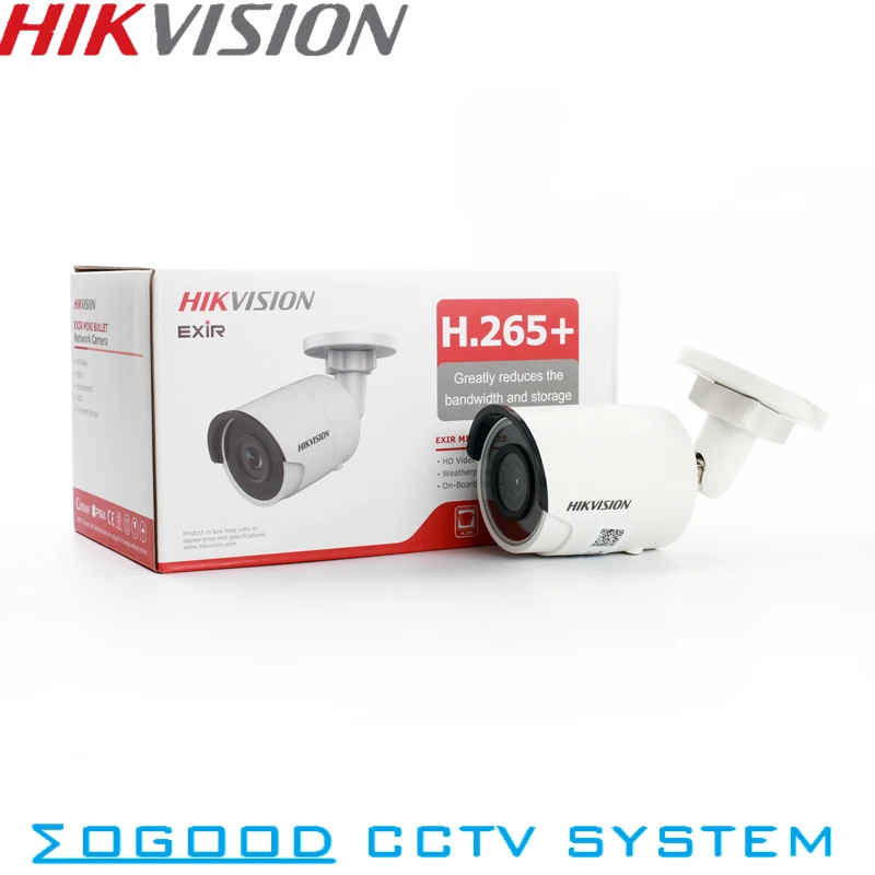 Водонепроницаемая внешняя IP-камера Hikvision английская версия стандартная 3MP H.265