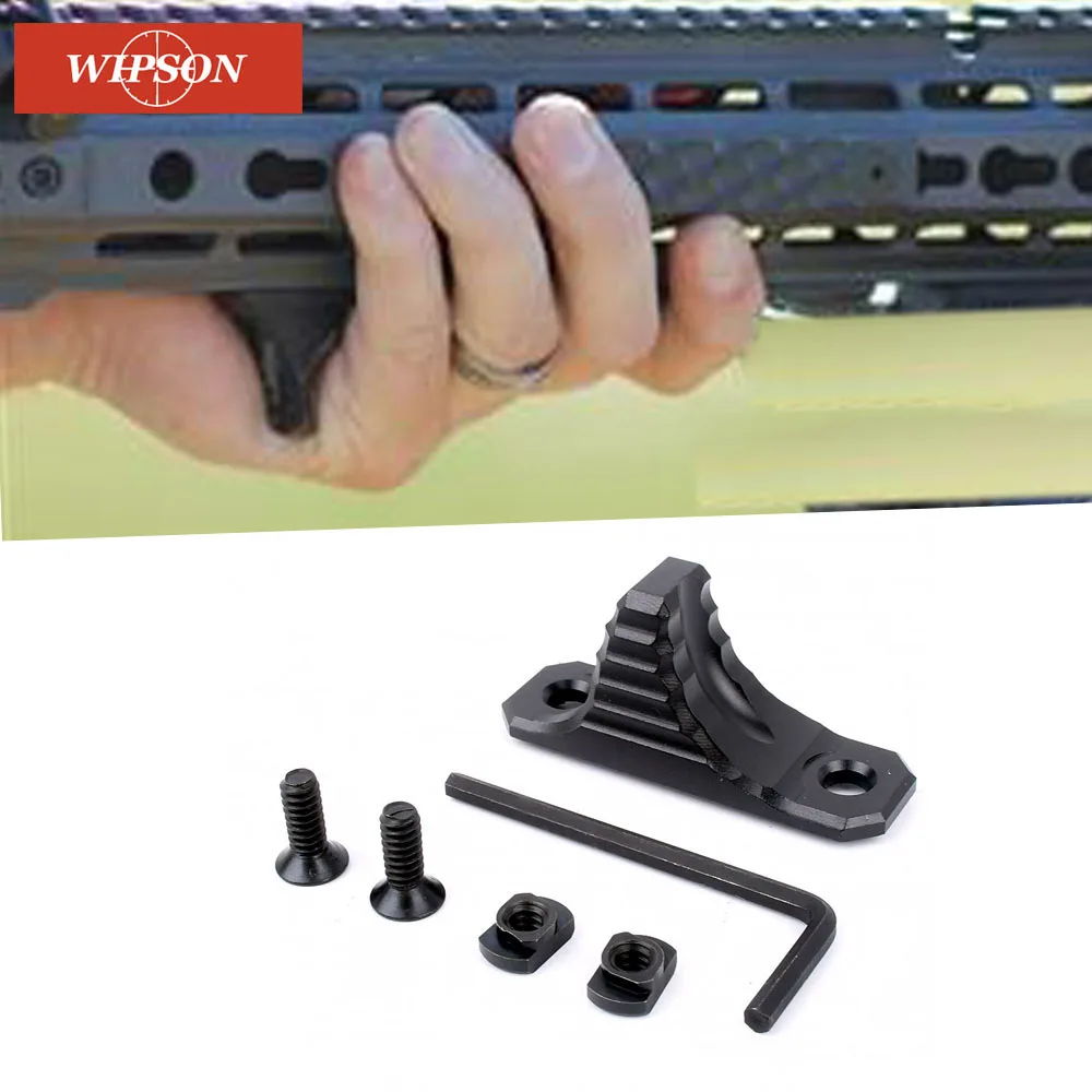 WIPSON M LOK Handstop Kit Angeled Foregrip с направляющей тактической защитной для AR15 Аксессуары