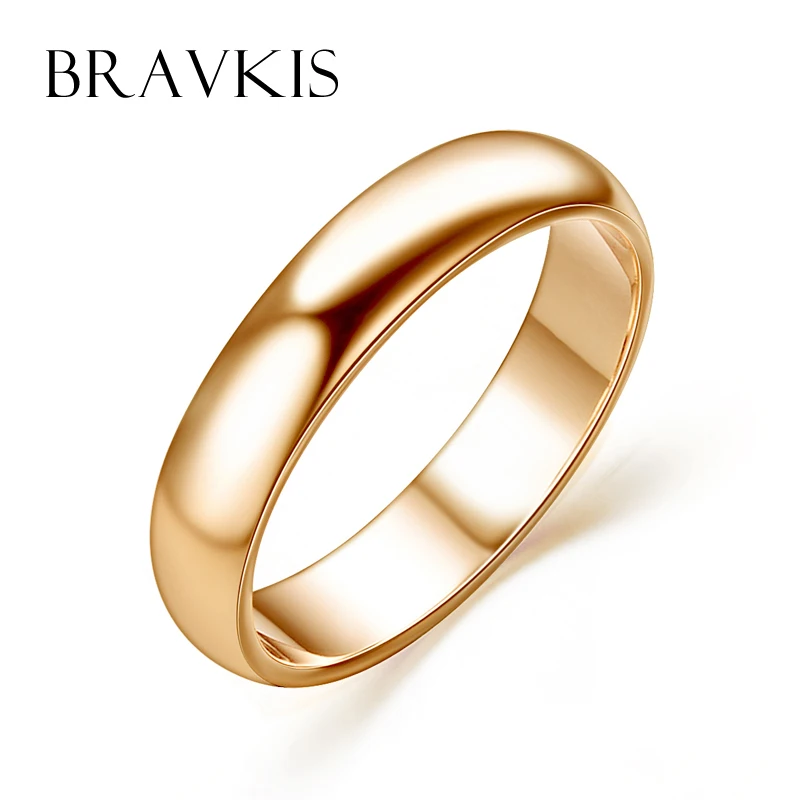 Простой простой обручальный браслет BRAVEKISS обручальные кольца для ее и его