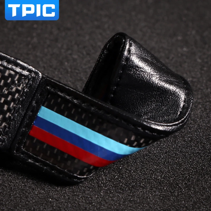 Автомобильный брелок из углеродного волокна для BMW M Sport E90 E60 F30 Mercedes W204 W211 GLA GLK Mustang