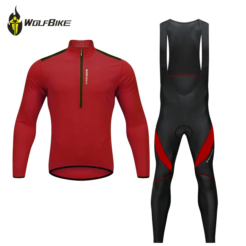 Комплект велосипедной одежды WOSAWE с длинным рукавом весенняя одежда для горных