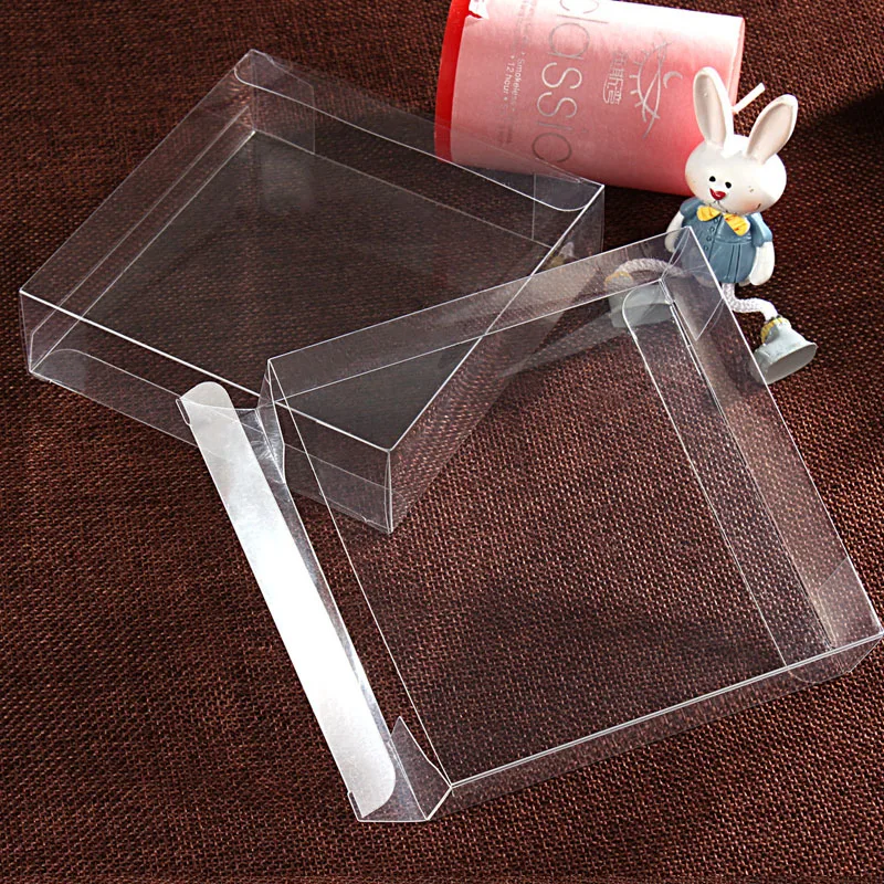 DIY Crafts Pen Necklace Package Poly Boxes Weeding Favor Small Gifts Storage Clear Plastic PVC Box Wholesale 10pcs pvc cute box | Дом и сад