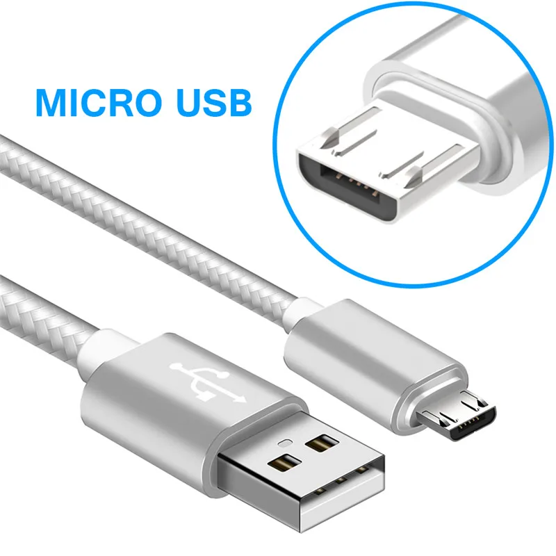 Кабель Micro USB Mirco для быстрой зарядки и передачи данных Vernee T3 Pro M3 M5 нейлоновый -