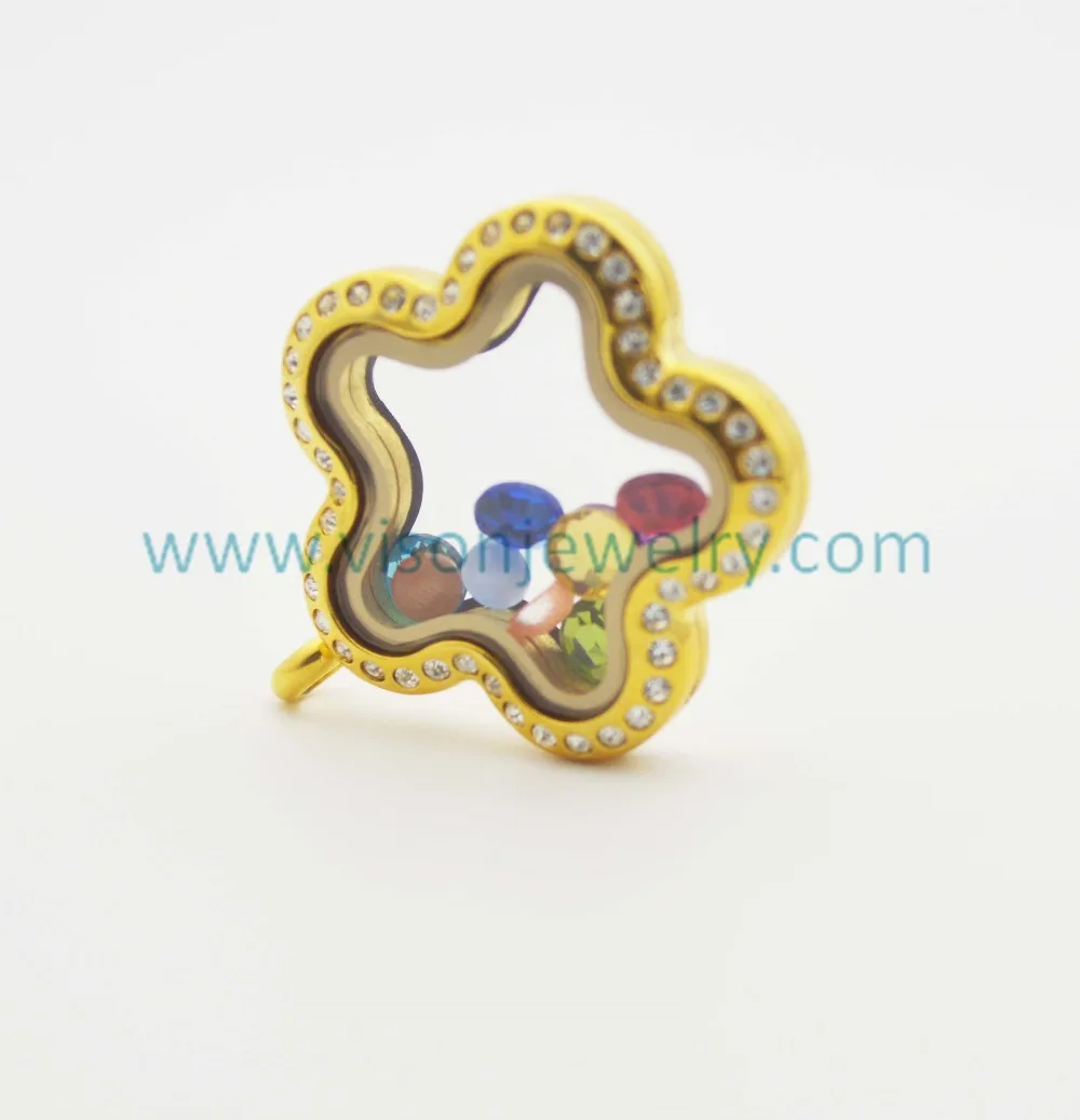 Нержавеющая сталь 316 L Золотой Цвет Пользовательский медальон оптом|locket