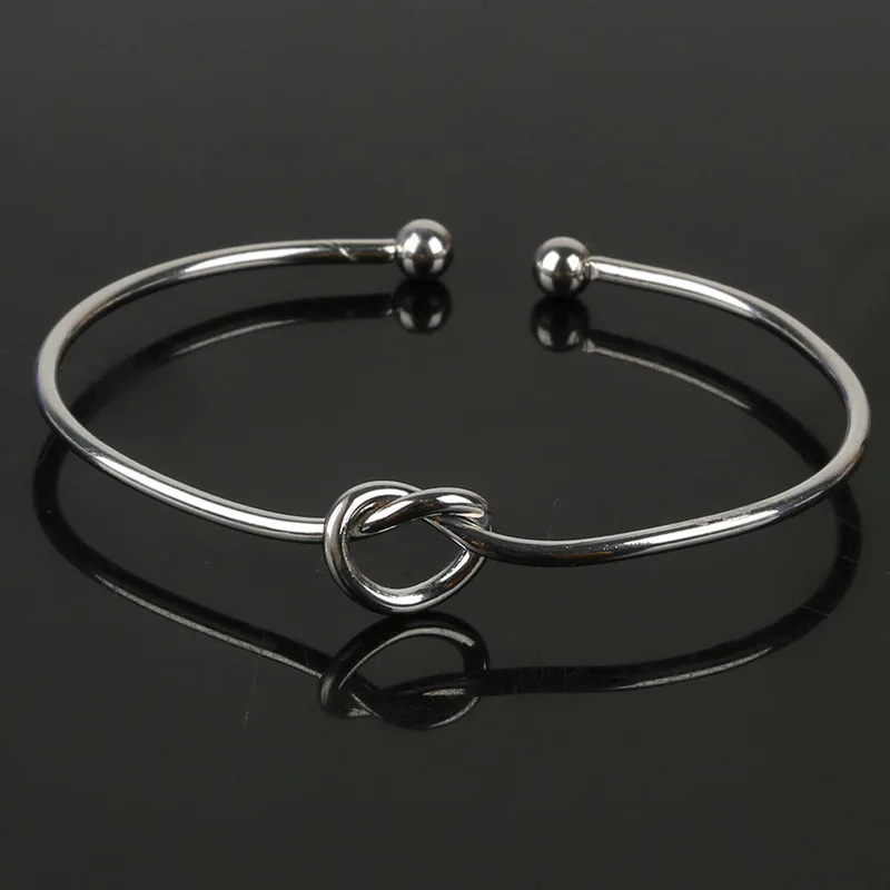 2019 New Arrival Adjustable Expandable Iron Bangles for Women Gold/Rhodium Plated Round Love Bracelet Jewelry joyeria mujer | Украшения и