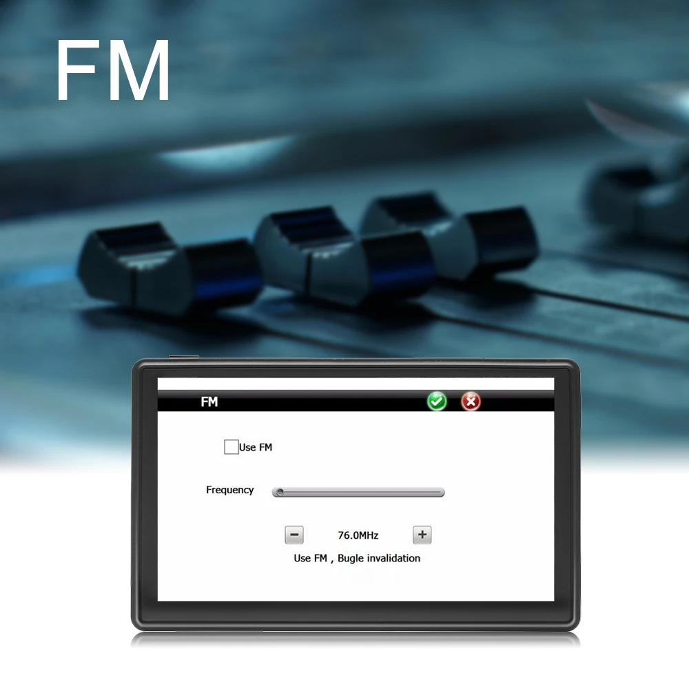 AMPrime 7 дюймов Автомобильный GPS навигатор FM Win CE емкостный экран 8 ГБ грузовик