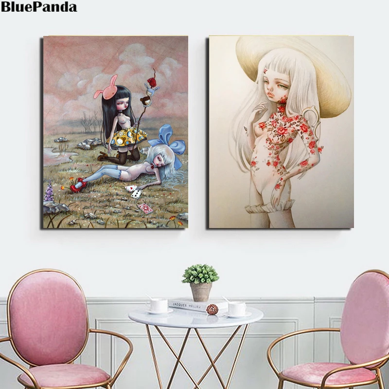 Roby Dwi Antono Art Of Xue Wang Pop сюрреалистичность и реальные картины на холсте Современная