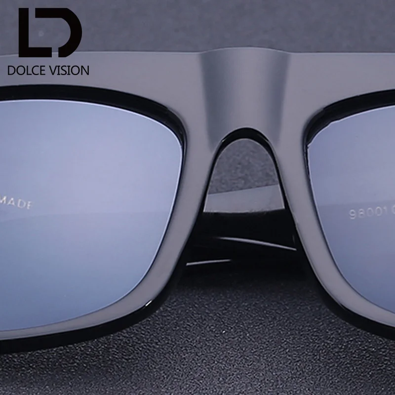 Мужские и женские солнцезащитные очки в черной оправе с заклепками квадратным