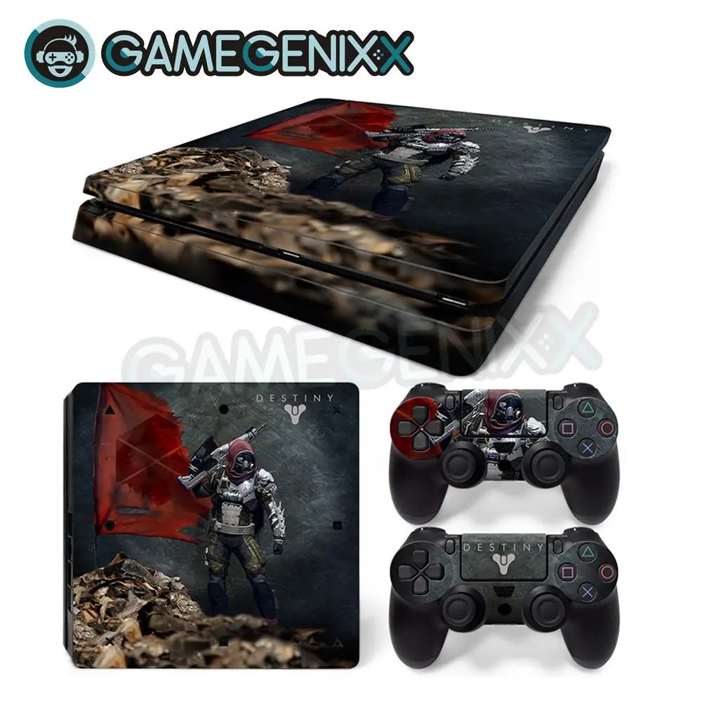 Виниловая наклейка на кожу GAMEGENIXX для PS4 Slim Console и 2 контроллера-definition | Электроника