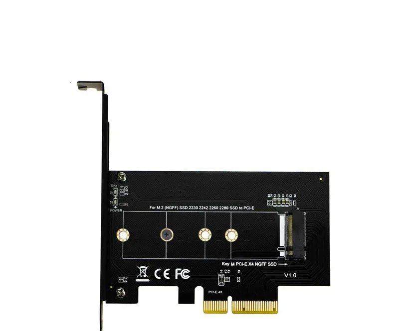 PCI E Express 3 0 X4 для NVME M.2 M KEY NGFF SSD PCIE M2 переходник карта адаптер SAMSUNG SM951 2230 2242 2260 2280 M.2|pci