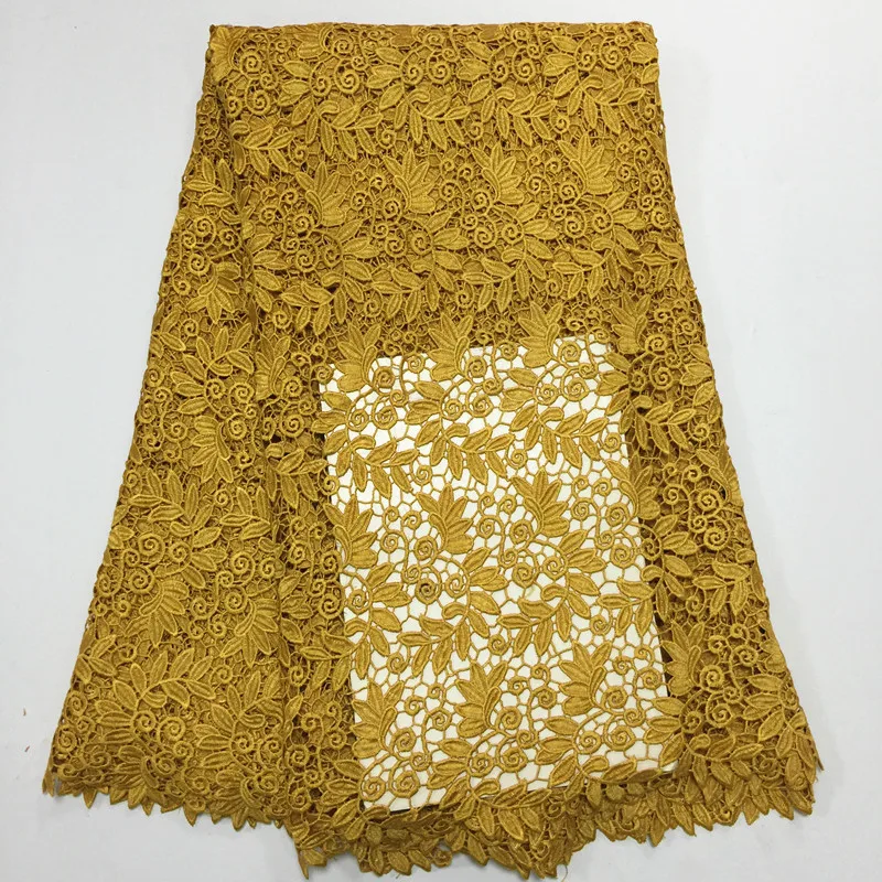 5 yards/lot 2018 latest fashion embroidery water soluble lace fabric for wedding dress | Дом и сад