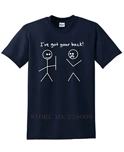 Я получил вашу заднюю палку рисунок графическая дружба Новинка Забавные